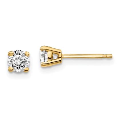 14 Karat 0,50 ct. I1 J-K Diamant-Ohrstecker mit Steckverschluss