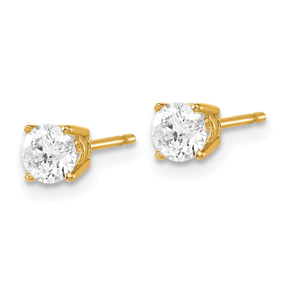 14K Gelbgold 14y.70ct. I1 J K Diamant Ohrstecker Push auf Ohrstecker
