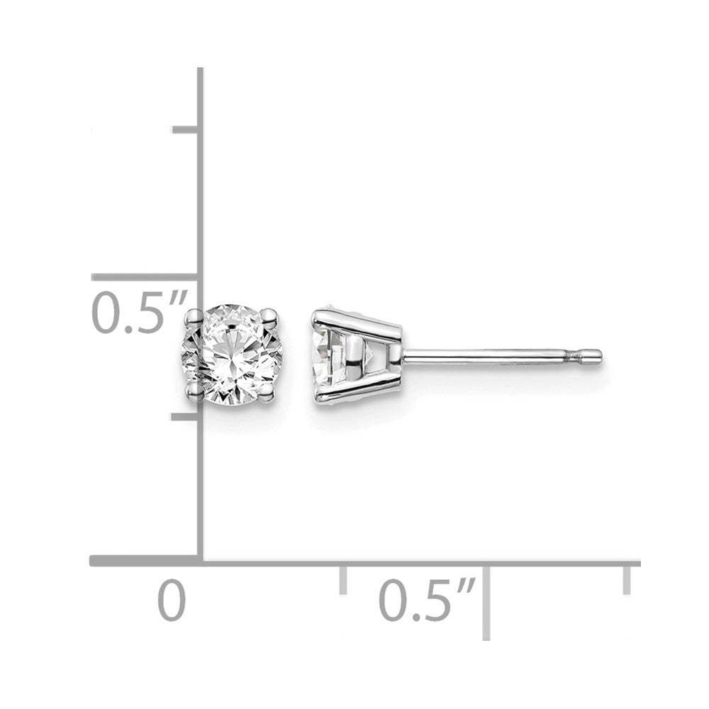 14K Weißgold 14kw.70ct I1 J K Diamant Ohrstecker Push auf Ohrstecker