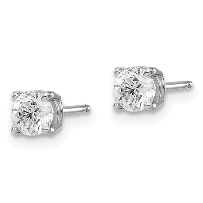 14K Weißgold.85ct I1 J K Diamant Ohrstecker Push auf Ohrstecker