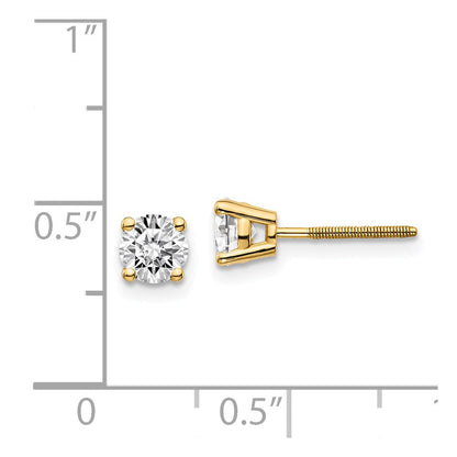 14K Gelbgold 14ky.75ct. Vs2/si1 G I Diamant Ohrstecker Thread Auf/off Ohrstecker