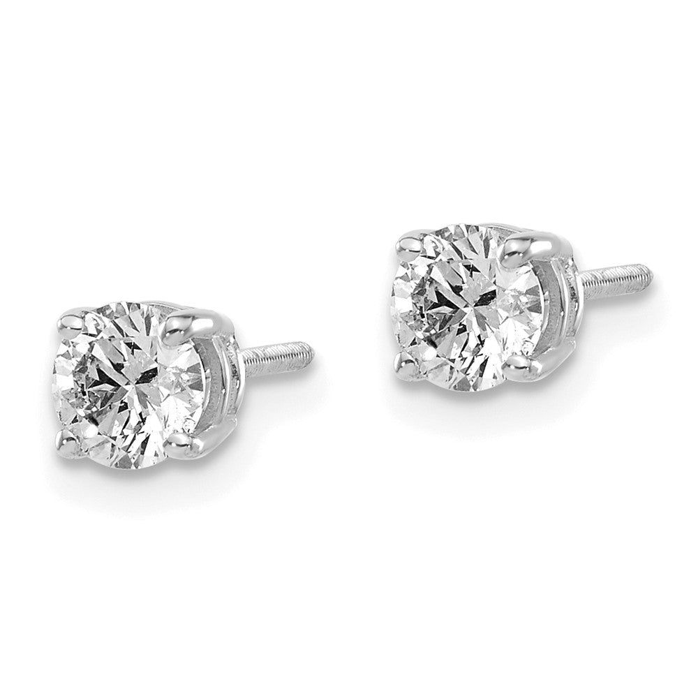 14K Weißgold 14kw.75ct Vs2/si1 G I Diamant Ohrstecker Thread Auf/off Ohrstecker