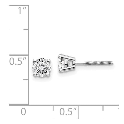 14K Weißgold 14kw.75ct Vs2/si1 G I Diamant Ohrstecker Thread Auf/off Ohrstecker