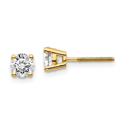 14K Gelbgold 14ky.85ct. Vs2/si1 G I Diamant Ohrstecker Thread Auf/off Ohrstecker