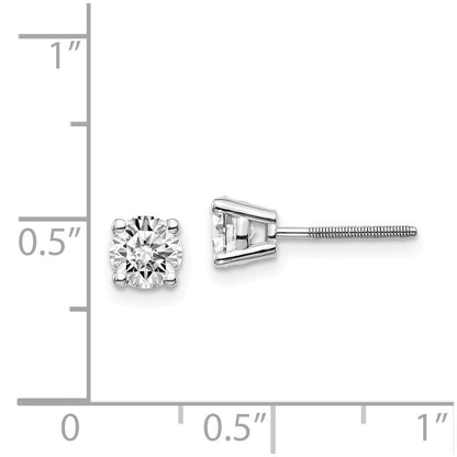14K Weißgold 14kw.95ct Si3 G I Diamant Ohrstecker Thread Auf/off Ohrstecker