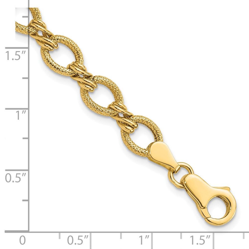 14K Gelbgold Fantasie Armband