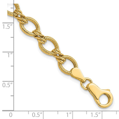 14K Gelbgold Fantasie Armband