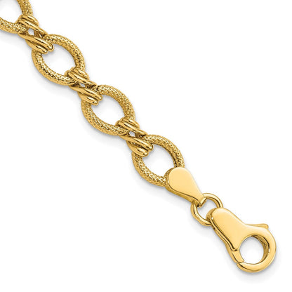 14K Gelbgold Fantasie Armband