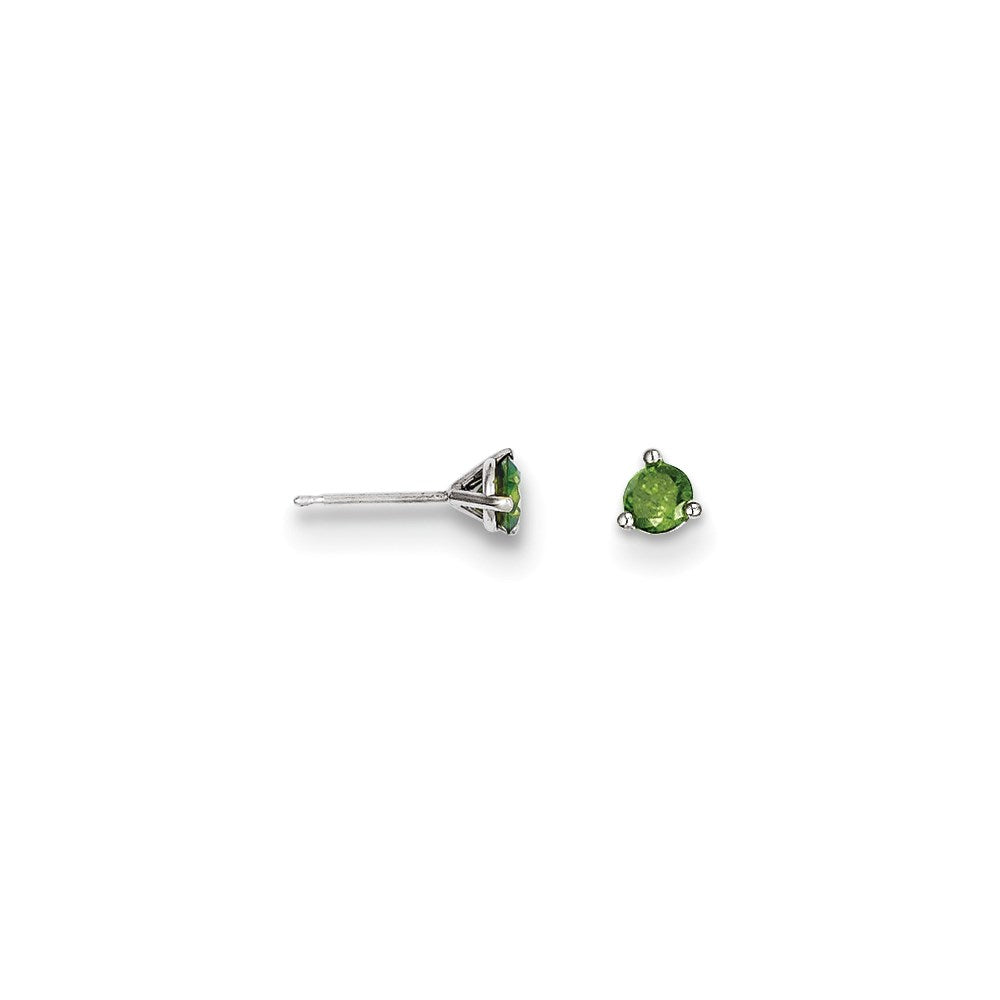 14 Karat 585 Weißgold Ohrstecker mit 0,23 ct. Diamanten