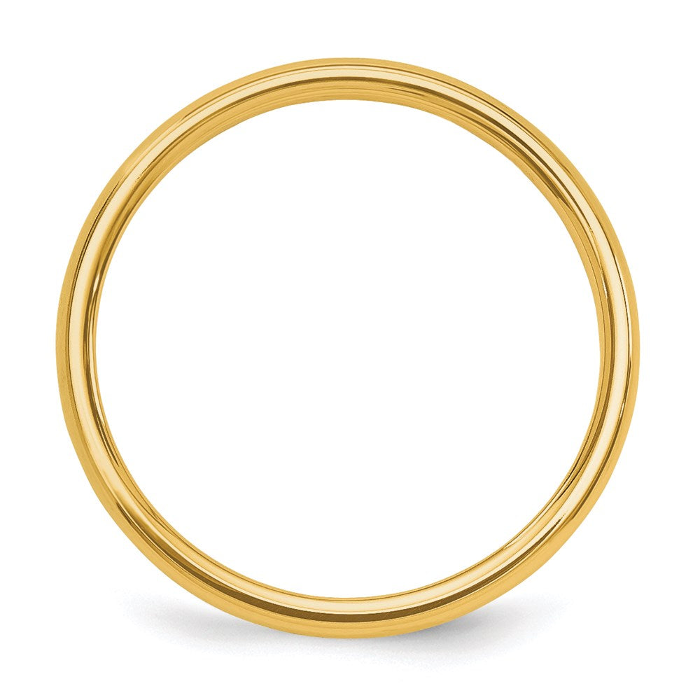 10K Gelbgold 2 mm stapelbarer Ehering