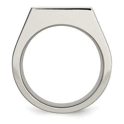 Titan mit Diamant Poliert Ring