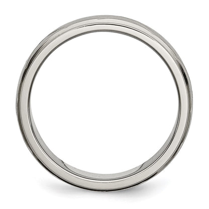 Titan X Design 6mm Satiniert Ring