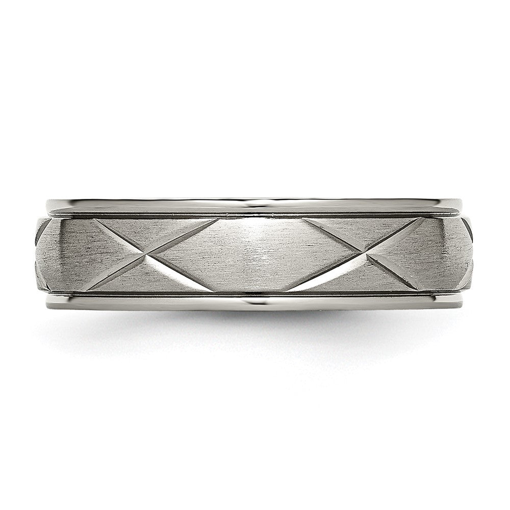 Titan X Design 6mm Satiniert Ring