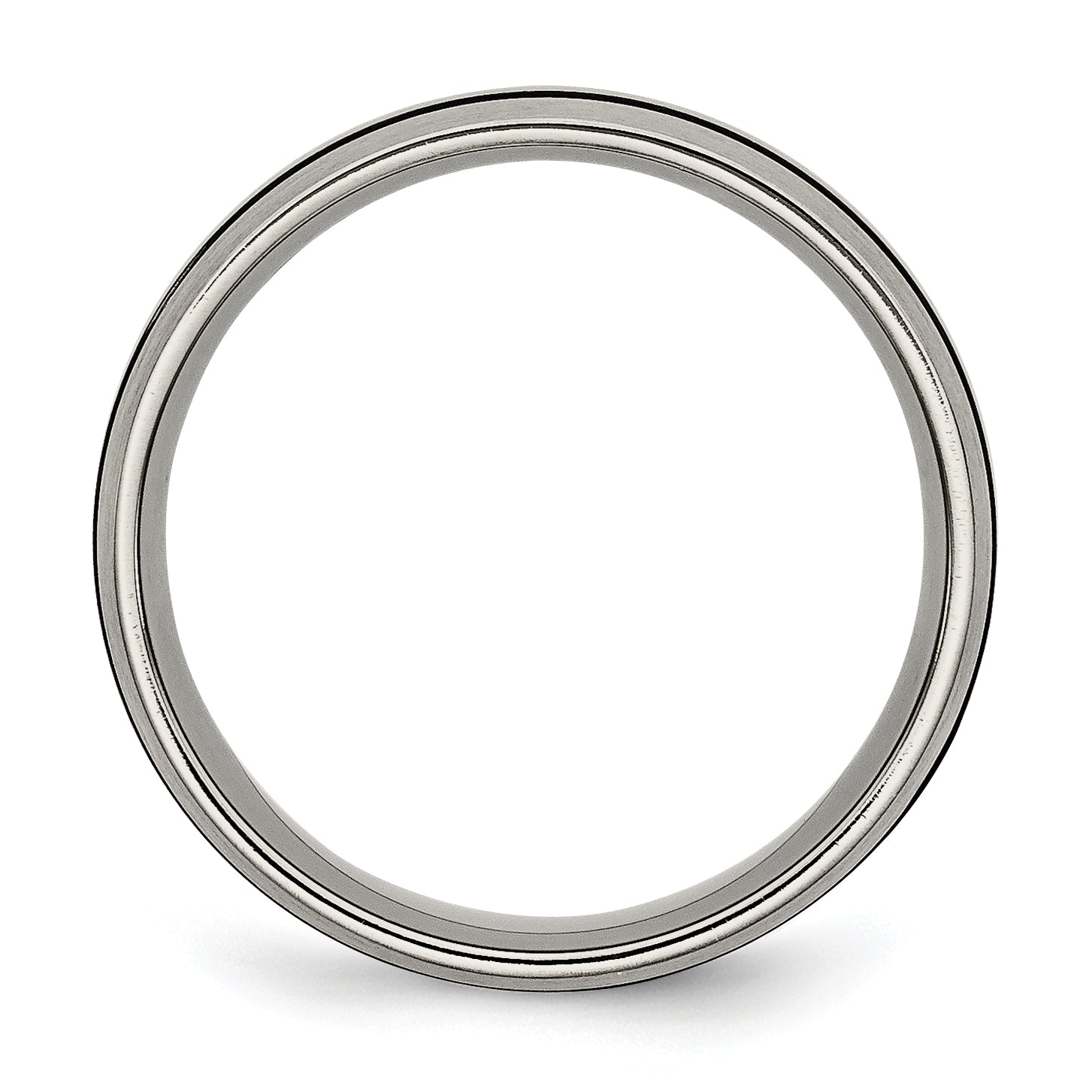 Titan Emailliert 8mm Satiniert Ring