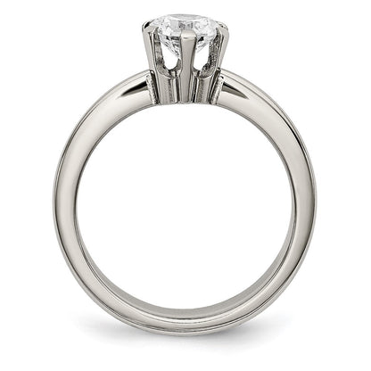 Titan Zirkonia Ring (size 6 Nur)