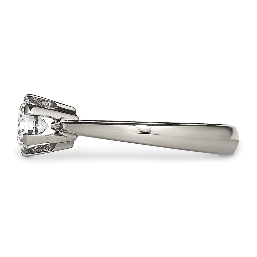 Titan Zirkonia Ring (size 6 Nur)