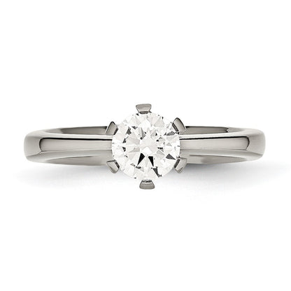 Titan Zirkonia Ring (size 6 Nur)