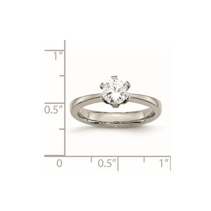 Titan Zirkonia Ring (size 6 Nur)