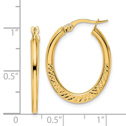 14K Gelbgold Creolen