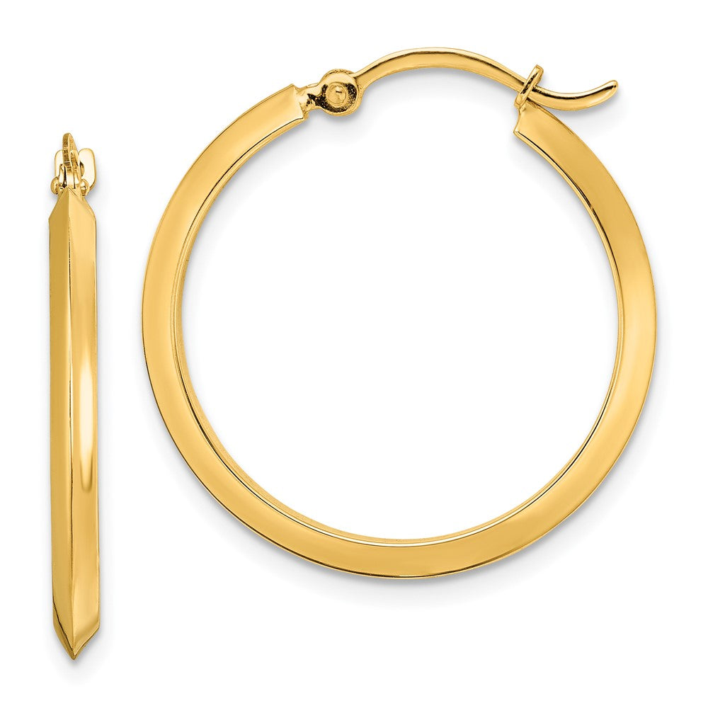 14K Gelbgold Poliert Creolen