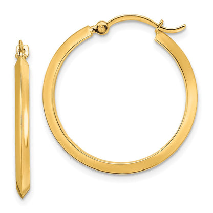 14K Gelbgold Poliert Creolen