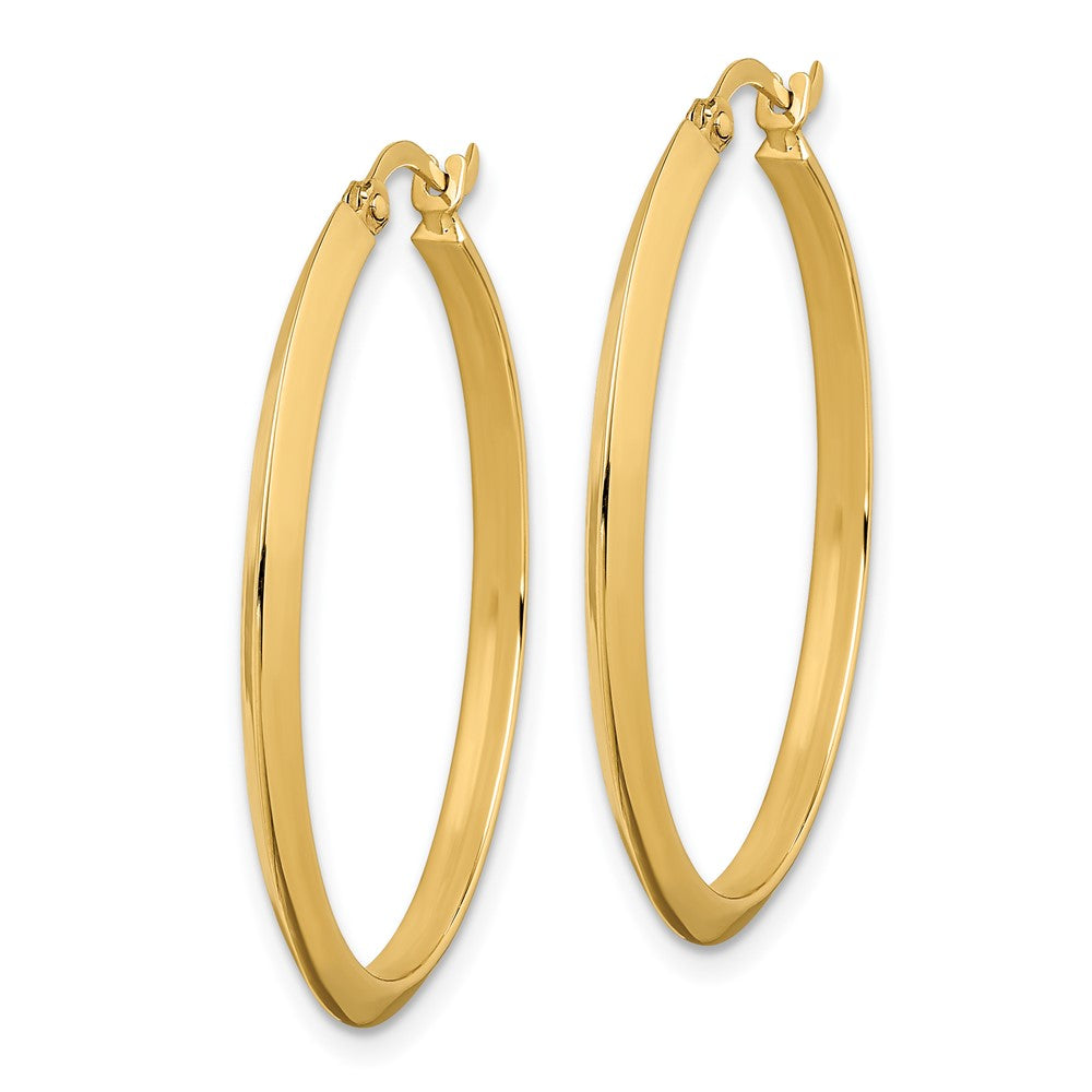 14K Gelbgold Poliert Creolen