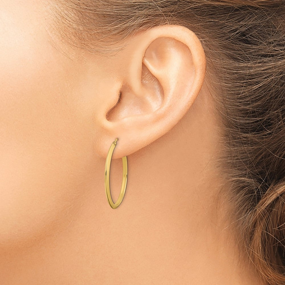 14K Gelbgold Poliert Creolen