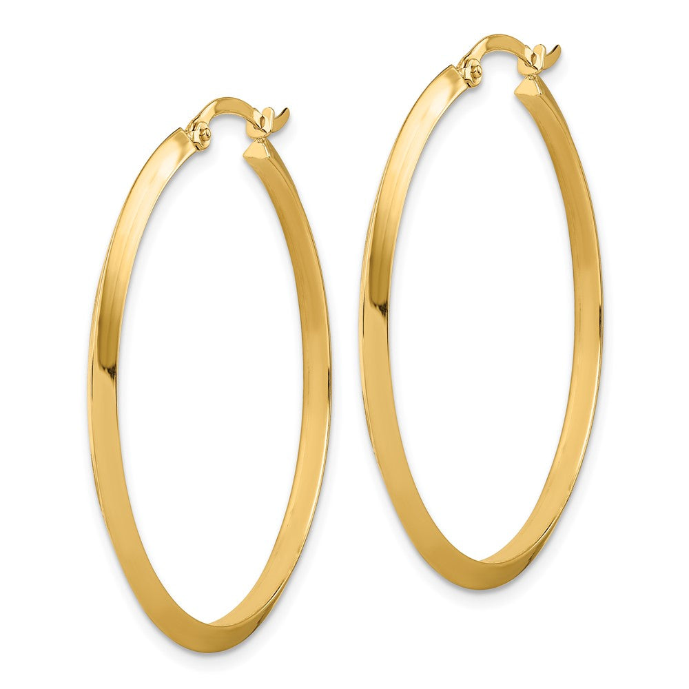 14K Gelbgold Poliert Creolen