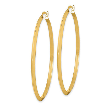 14K Gelbgold Poliert Creolen