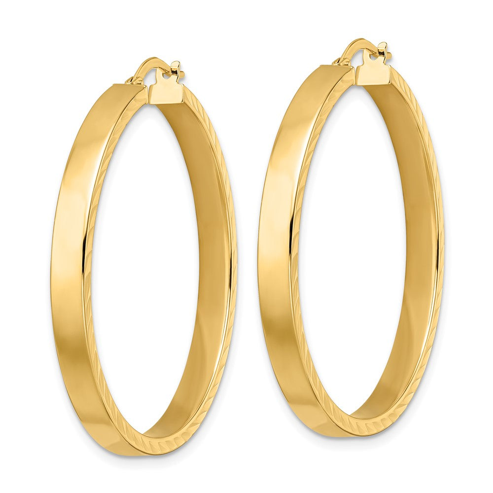 14K Gelbgold Poliert Creolen