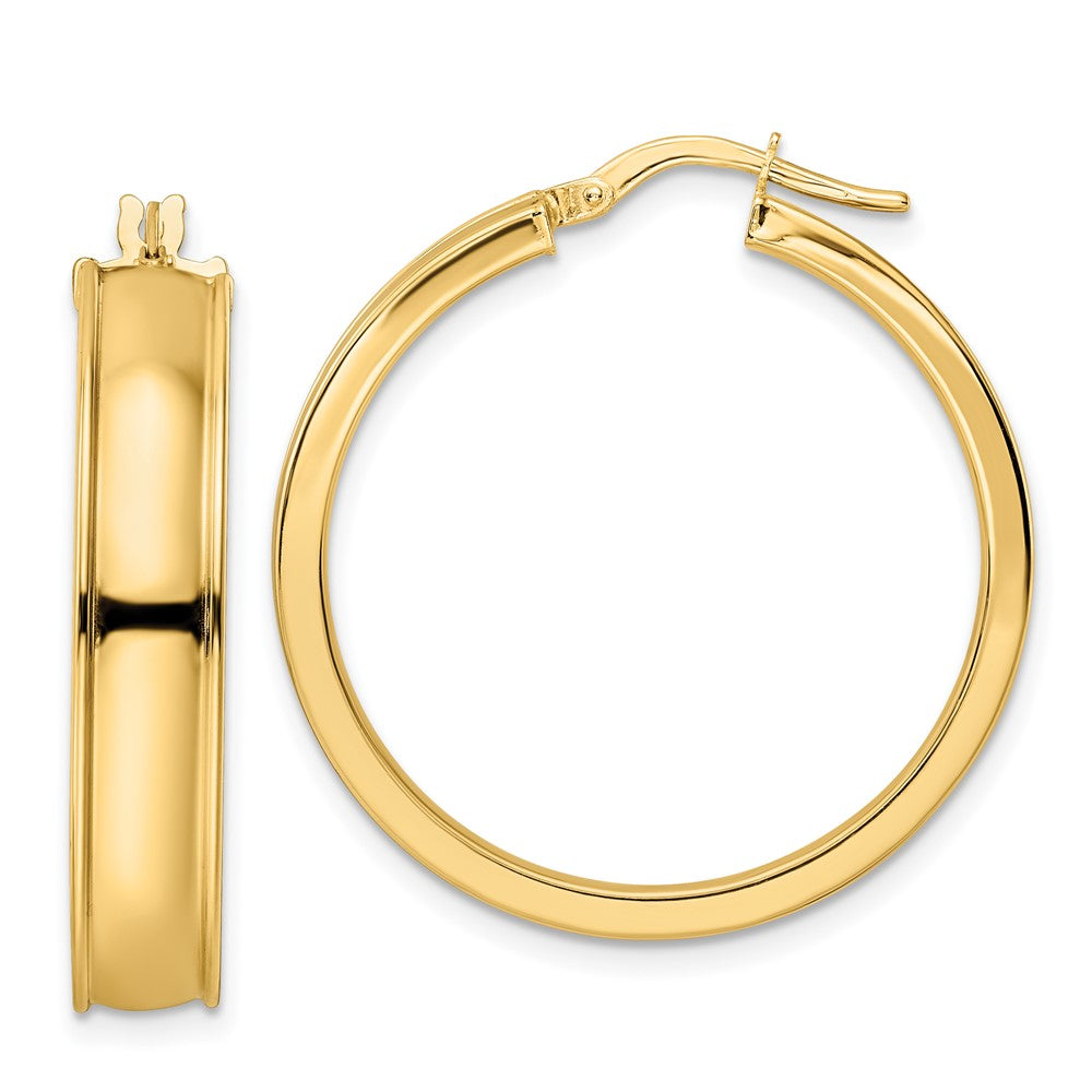 14K Gelbgold Poliert Creolen