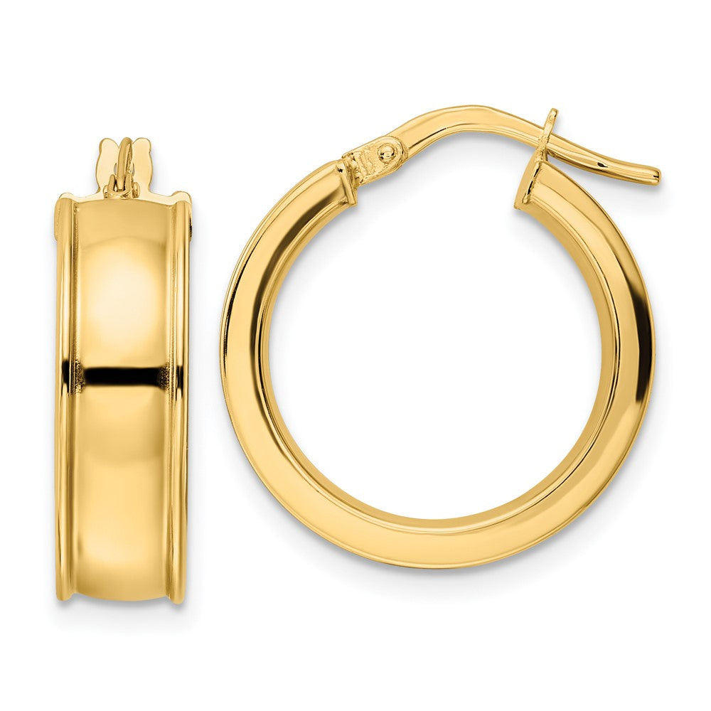 14K Gelbgold Poliert Creolen