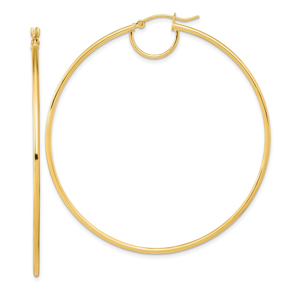 14K Gelbgold Poliert Fantasie Creolen