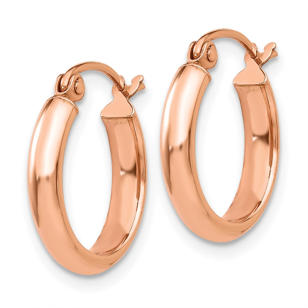 14K Roségold Creolen
