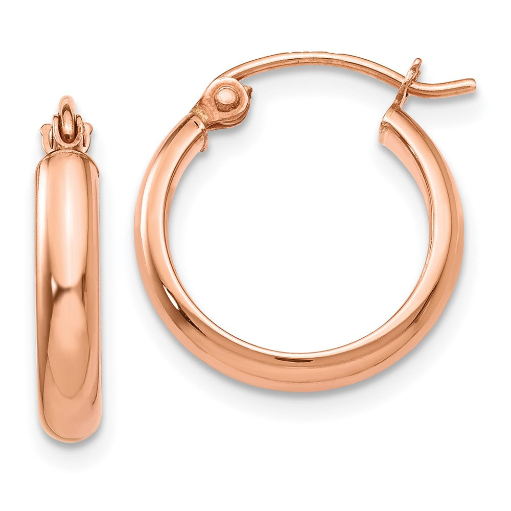 14K Roségold Creolen