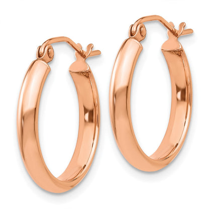 14K Roségold Creolen