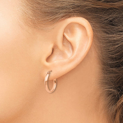 14K Roségold Creolen
