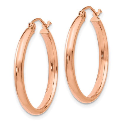 14K Roségold Creolen