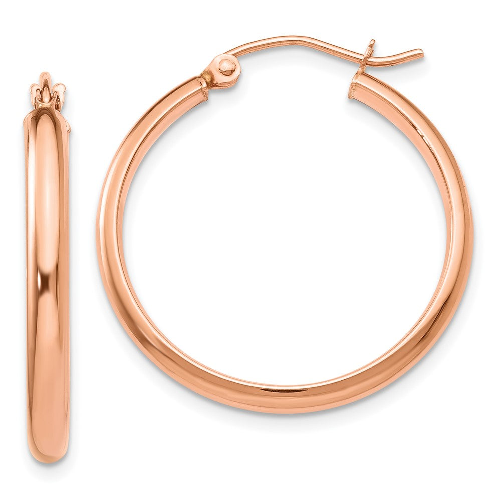 14K Roségold Creolen