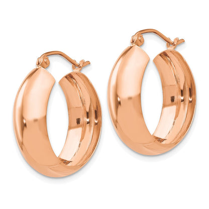 14K Roségold Creolen