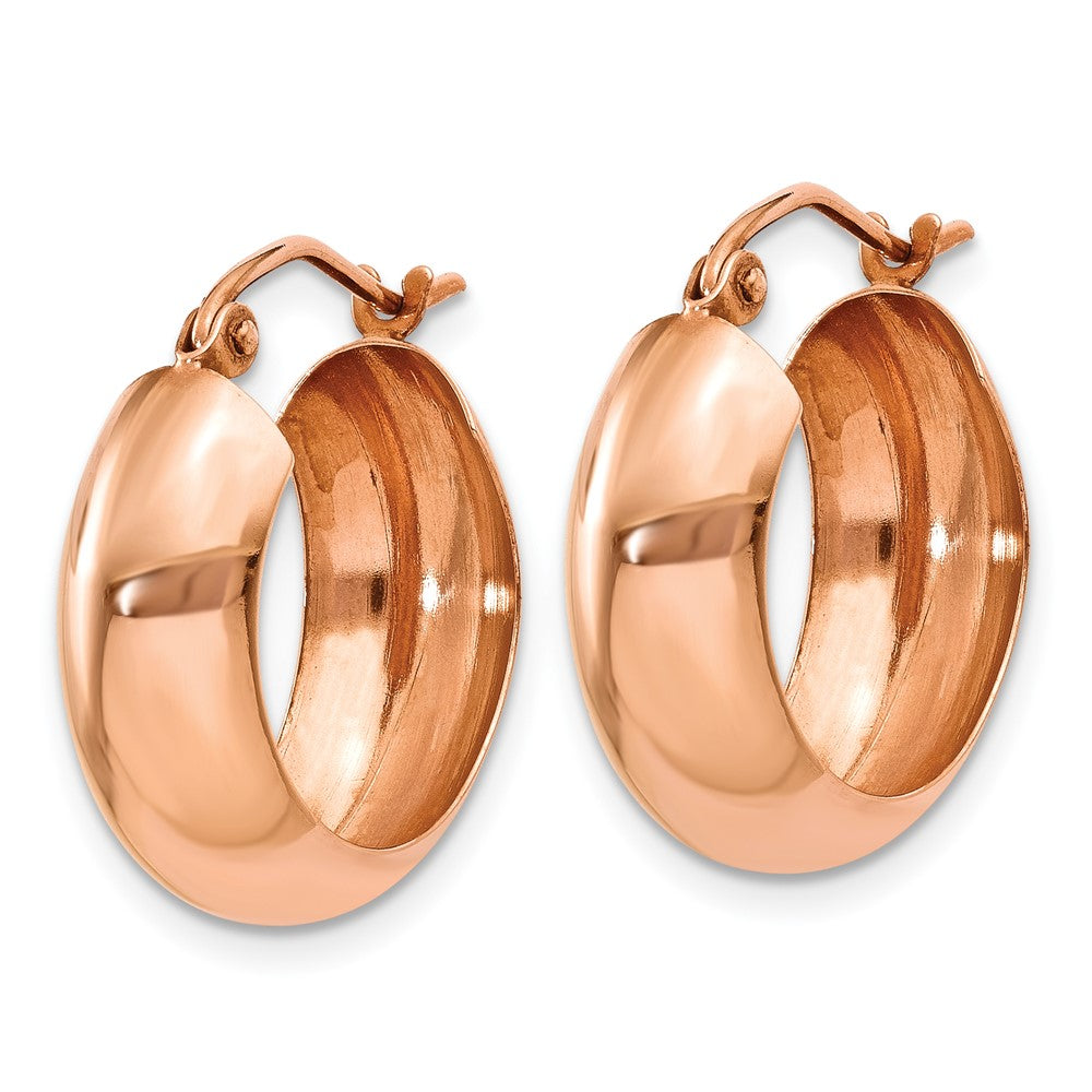 14K Roségold Creolen