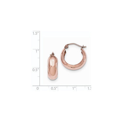14K Roségold Creolen