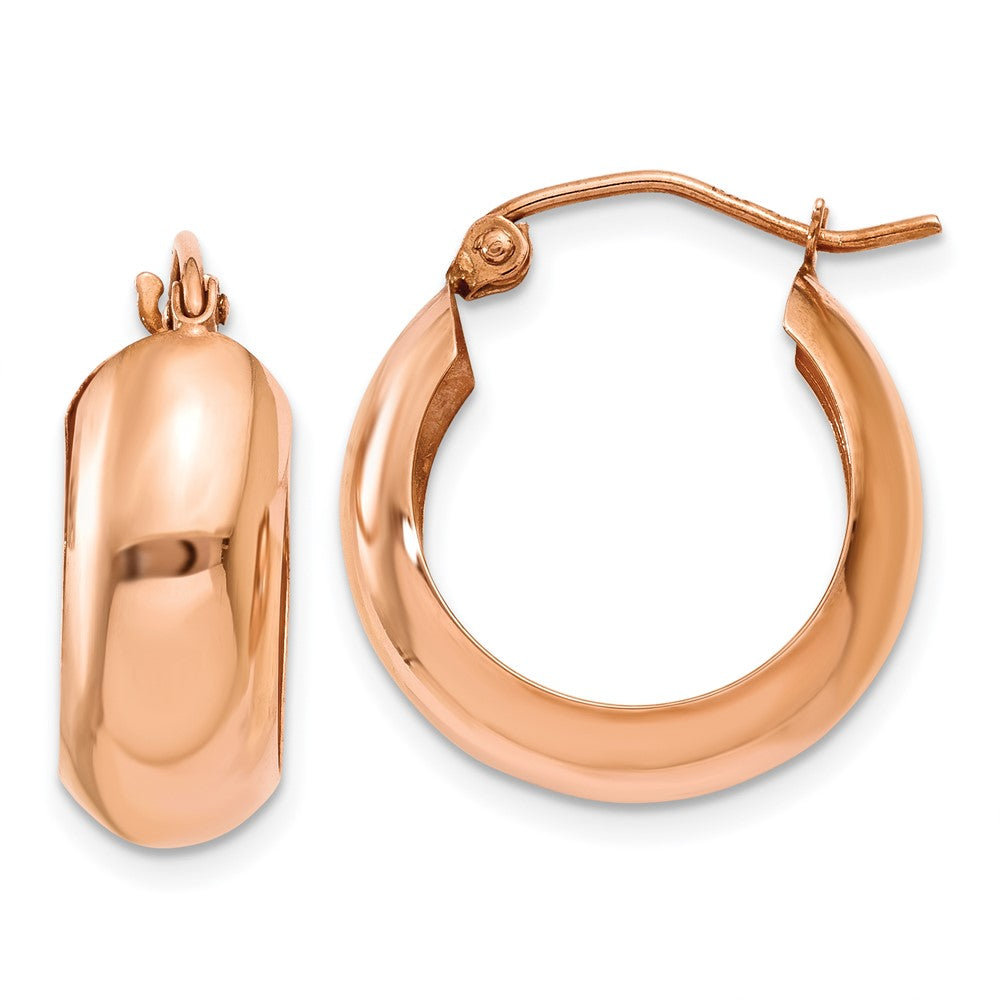 14K Roségold Creolen
