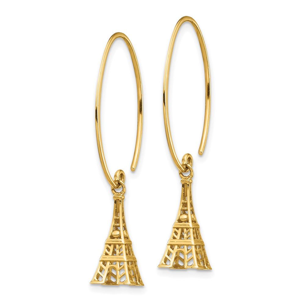 14K Gelbgold Eiffel Tower Ohrhänger