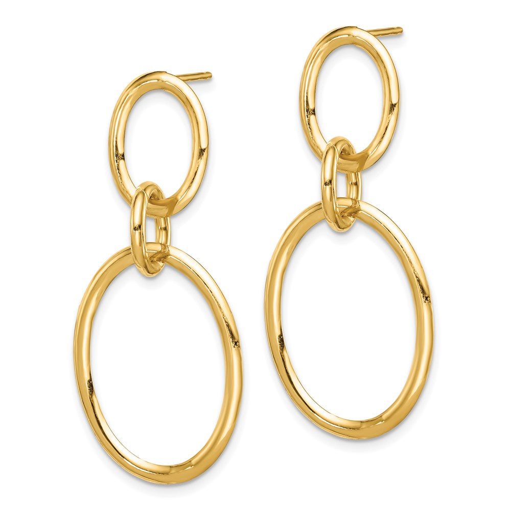 14K Gelbgold Creolen