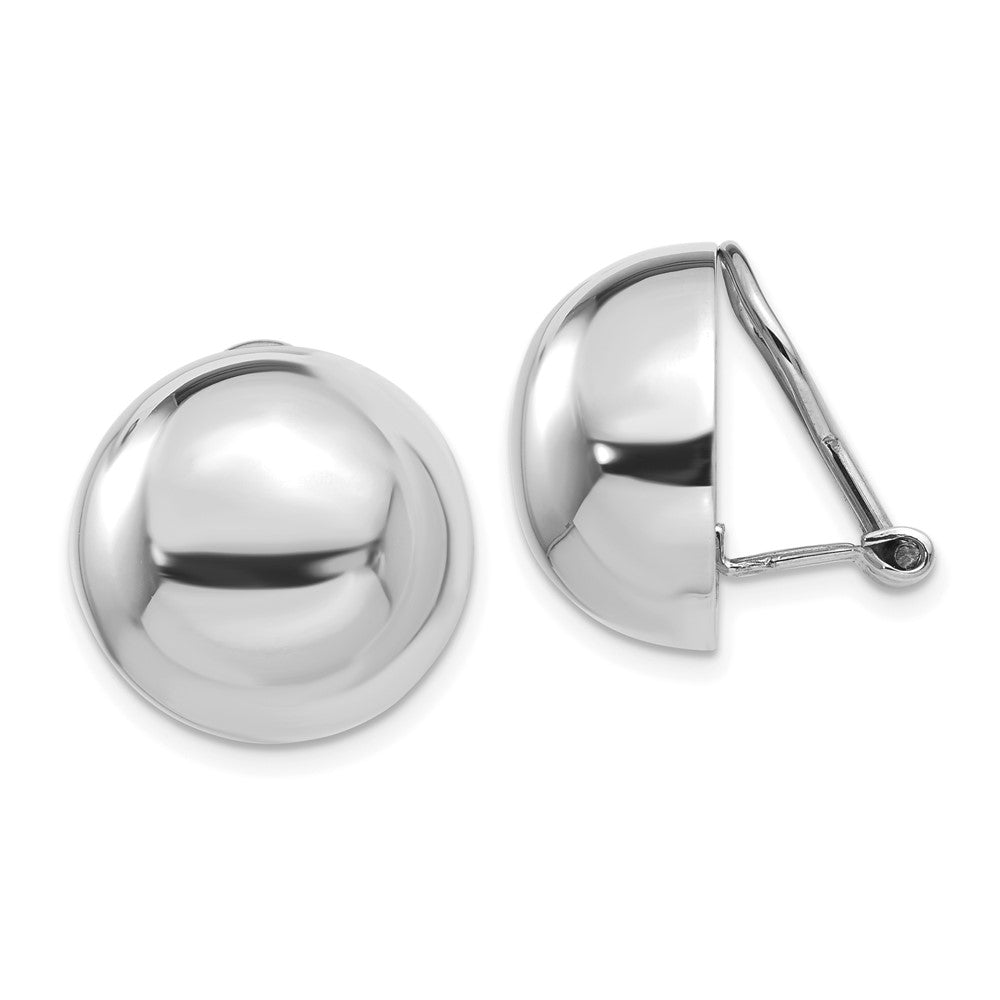 14K Weißgold Poliert Non-pierced Ohrringe