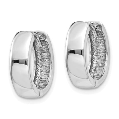 14K Weißgold Klappbar Ohrringe