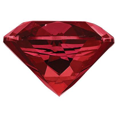 Edelstein Blazing Rot Passion Topas 9x7mm Antik Lang Kissen
