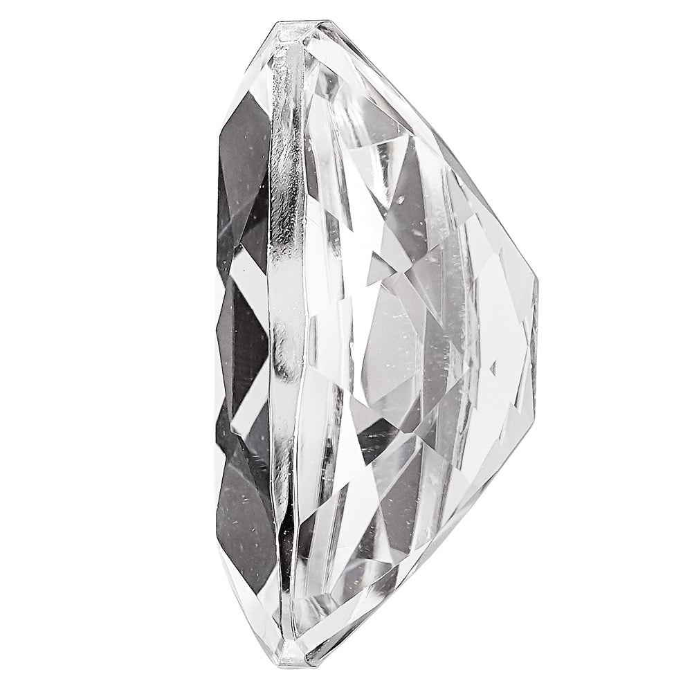 Edelstein Weiß Passion Topas 8x6mm Antik Lang Kissen