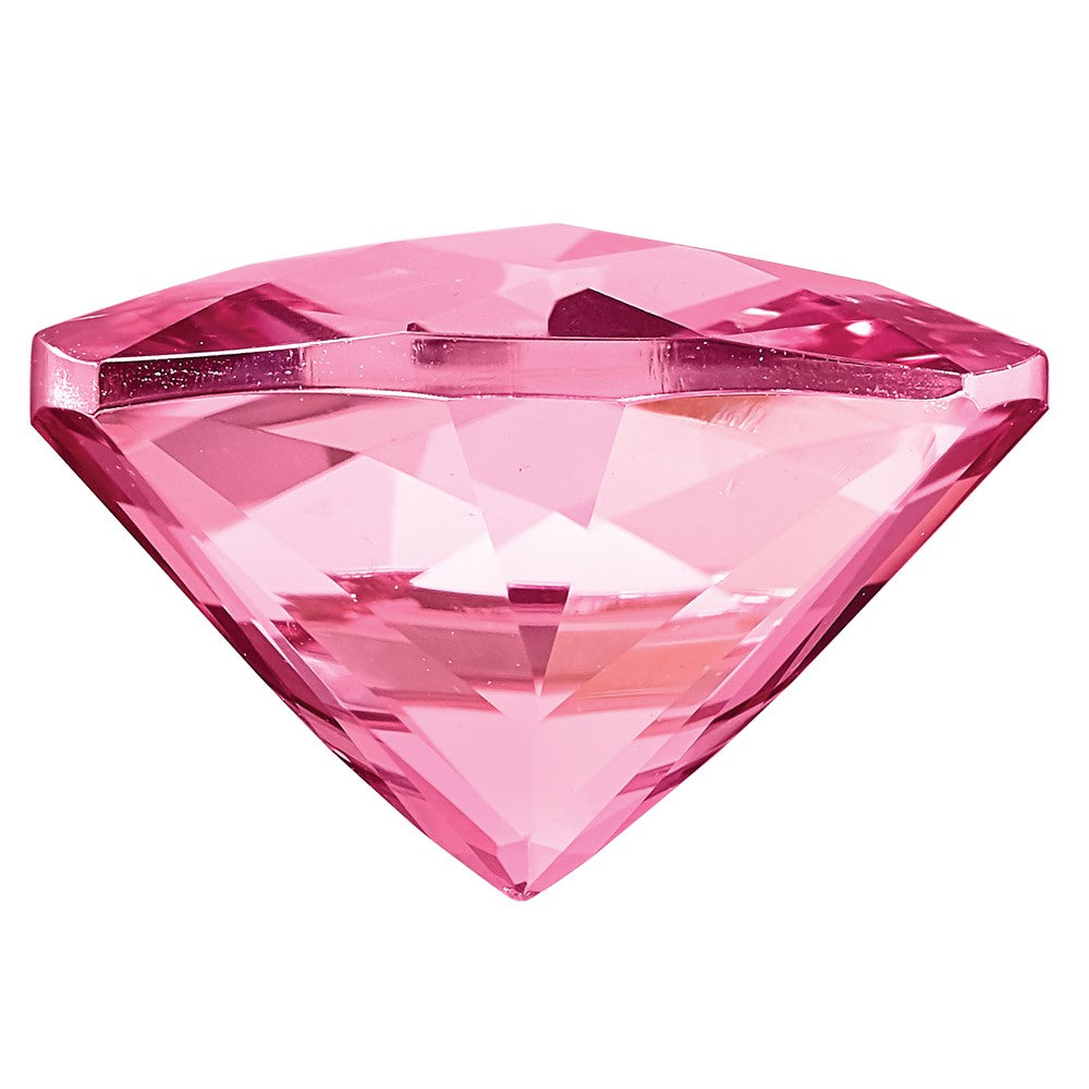 Edelstein Baby Rosa Passion Topas 6mm Antik Kissen Schachbrett